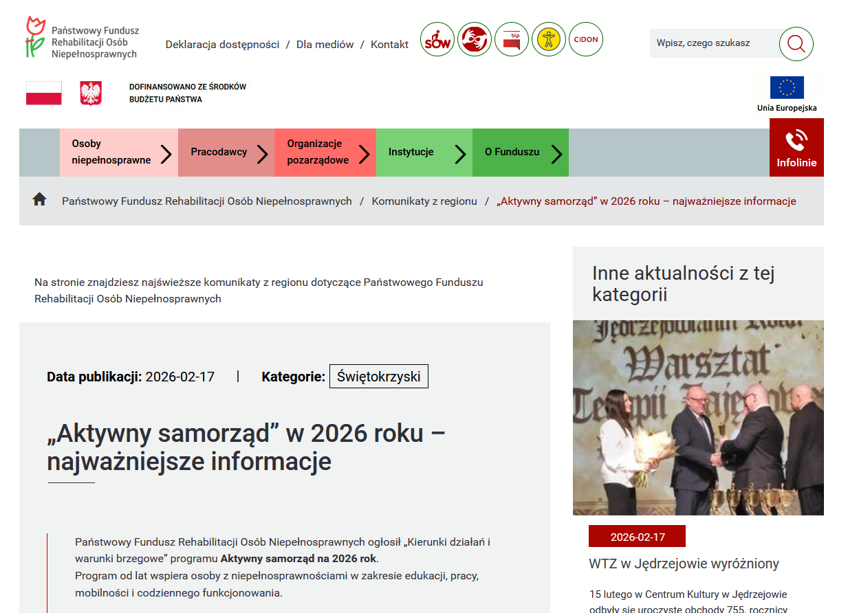 Read more about the article Program „Aktywny samorząd” 2026 – dla kogo, jakie kwoty i na co można dostać dofinansowanie